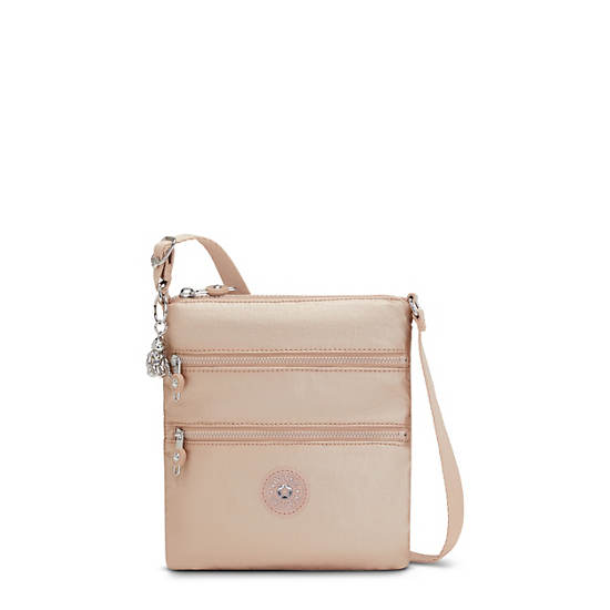 Kipling Keiko Metallic Crossbody Mini Táska Arany | HU 1335GS